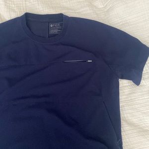 Navy blue Figs scrub top